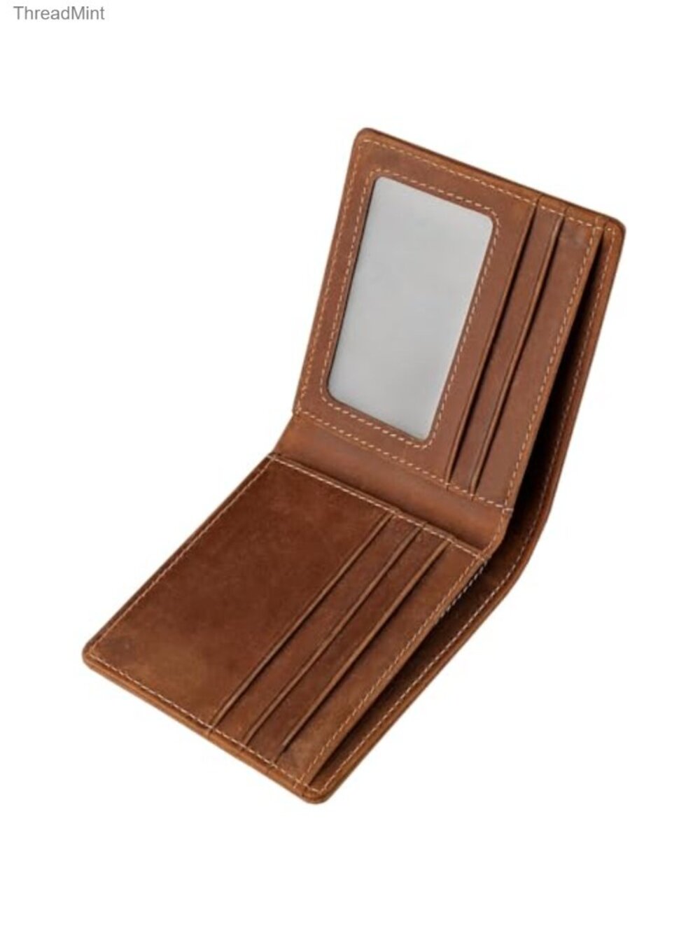 Full Grain Leather RFID Blocking Slim Bifold Front Pocket Wallet Men